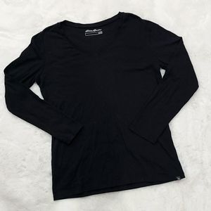 Women's xL Eddie Bauer long sleeve black top